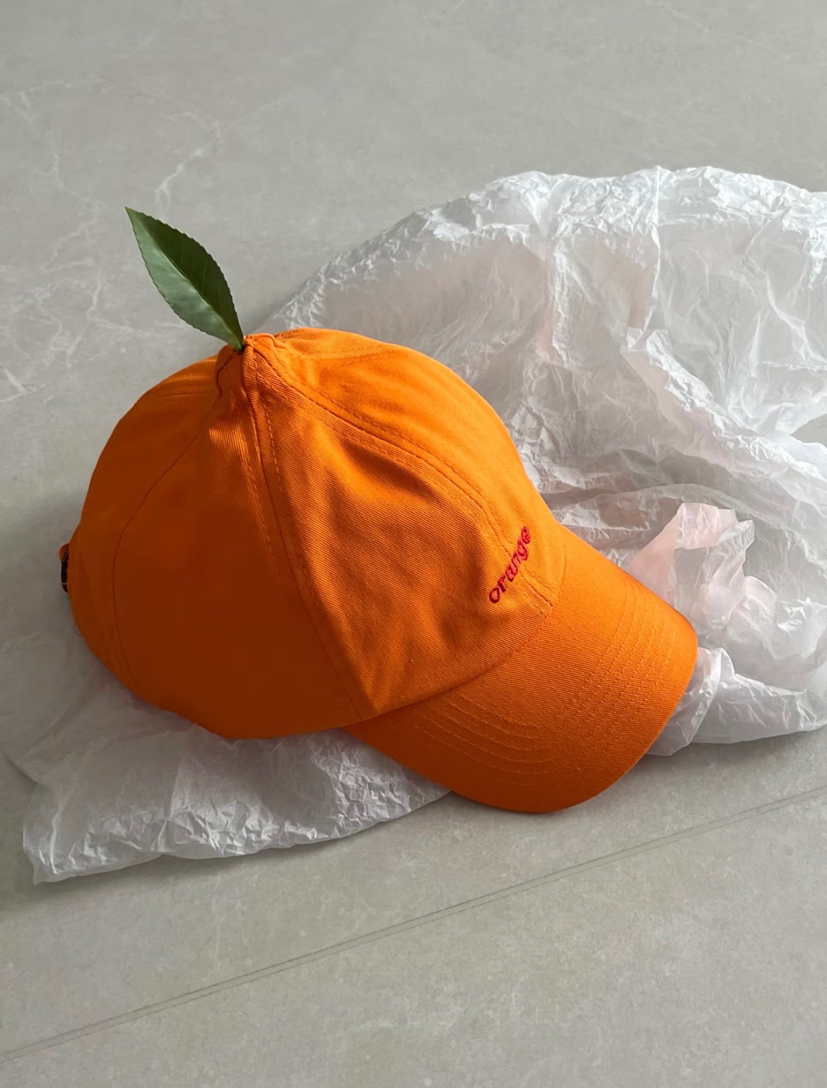 少量現貨🍊超可愛橘子帽（男女同款）