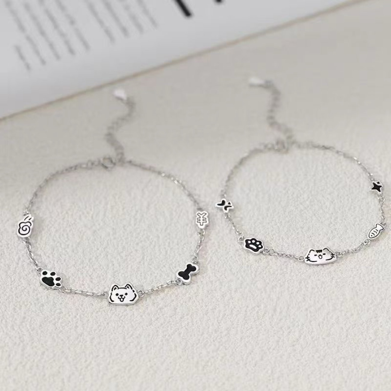 小貓小狗情侶手鍊🐱🐶