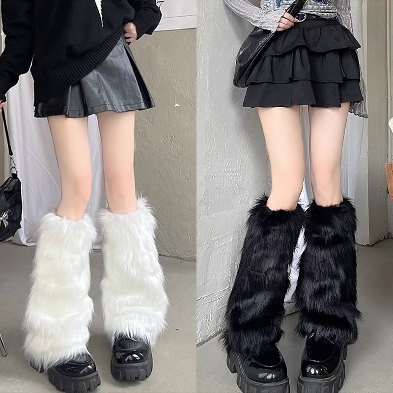 冬天必備！毛茸茸襪套