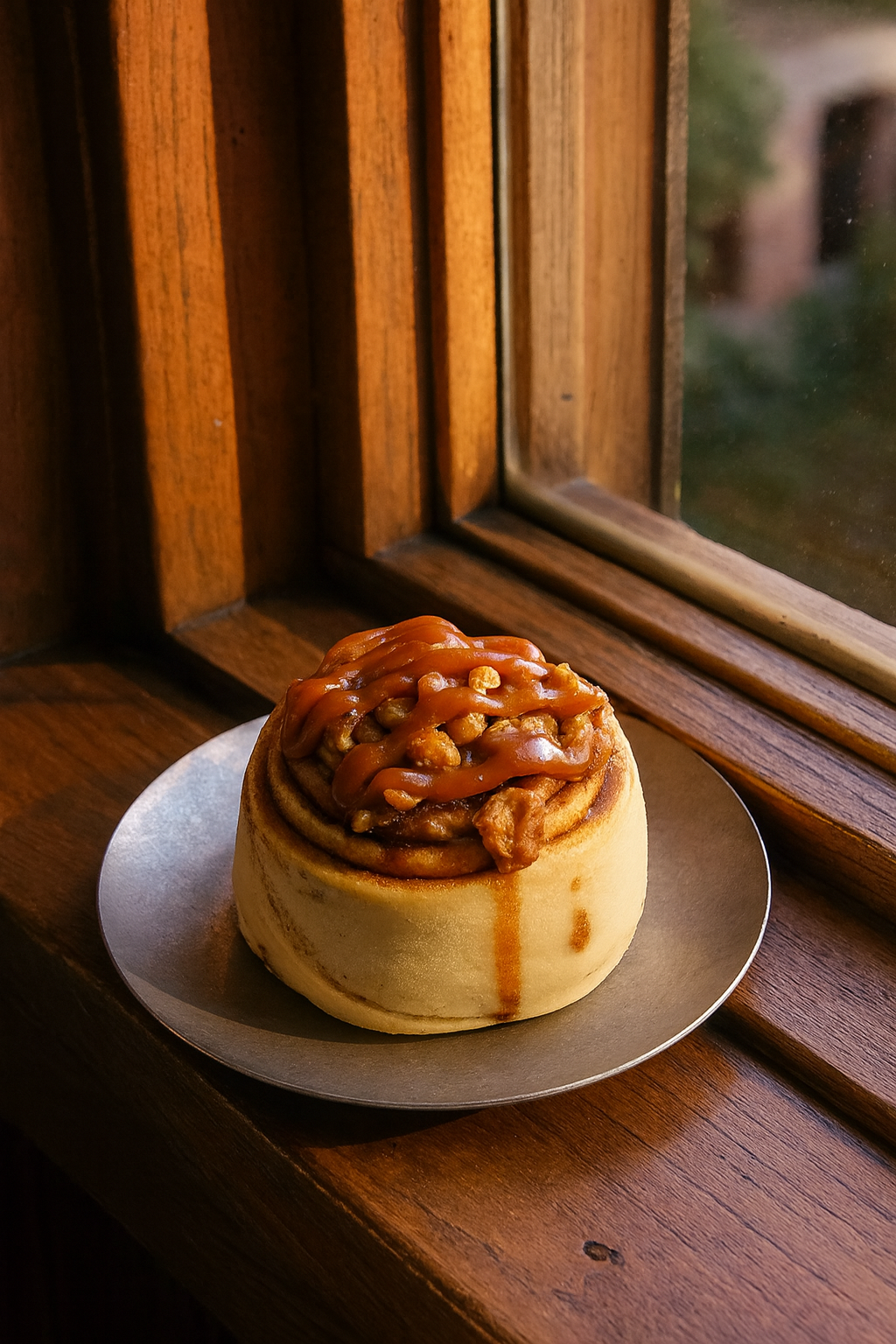 焦糖海鹽肉桂捲