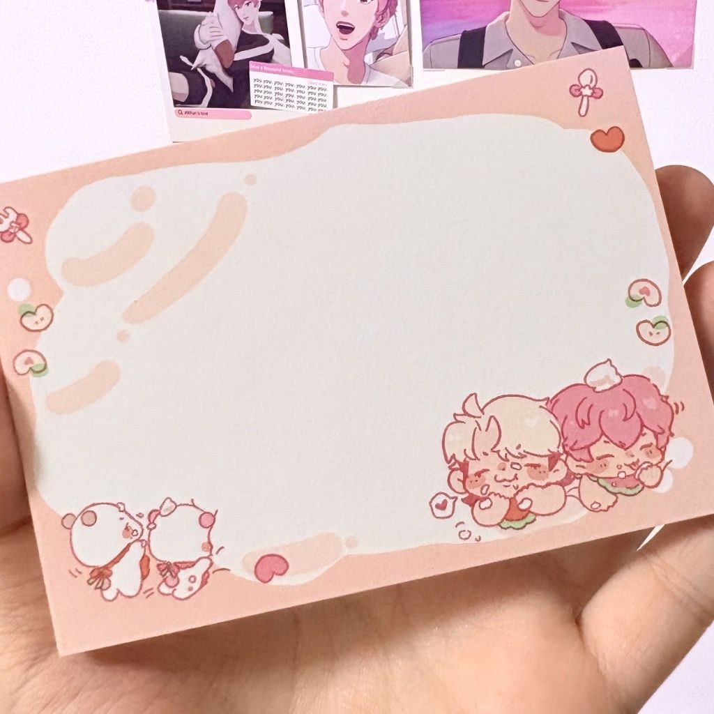 舔舔奶油便條紙（10x7cm）