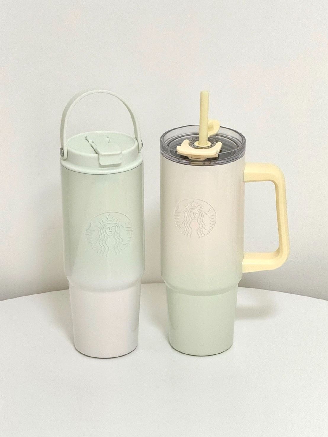 ＜預購＞星巴克 春日系列 抹茶綠水杯