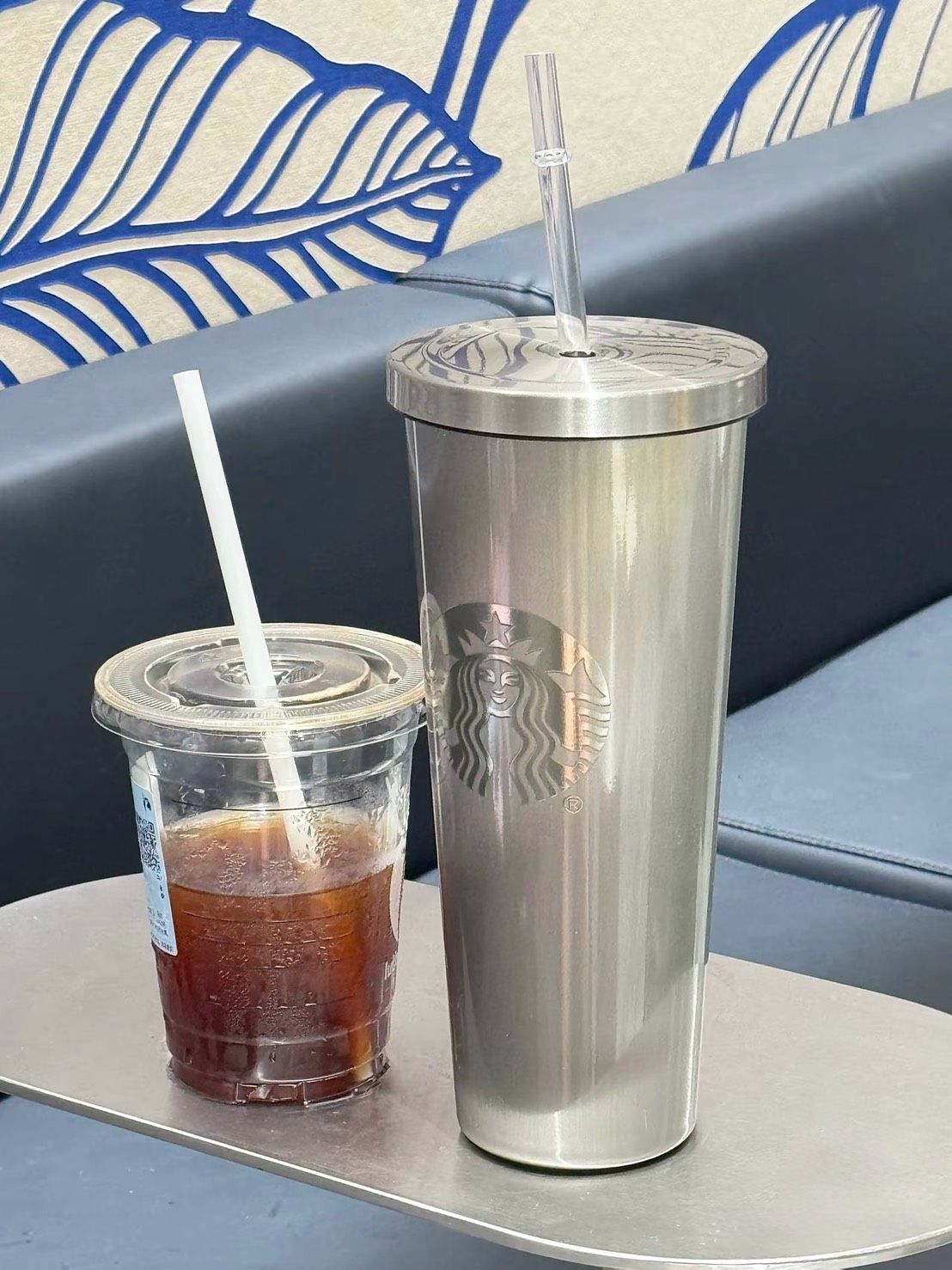 ＜預購＞星巴克 貓眼漸層 灰色 不銹鋼杯 11181611