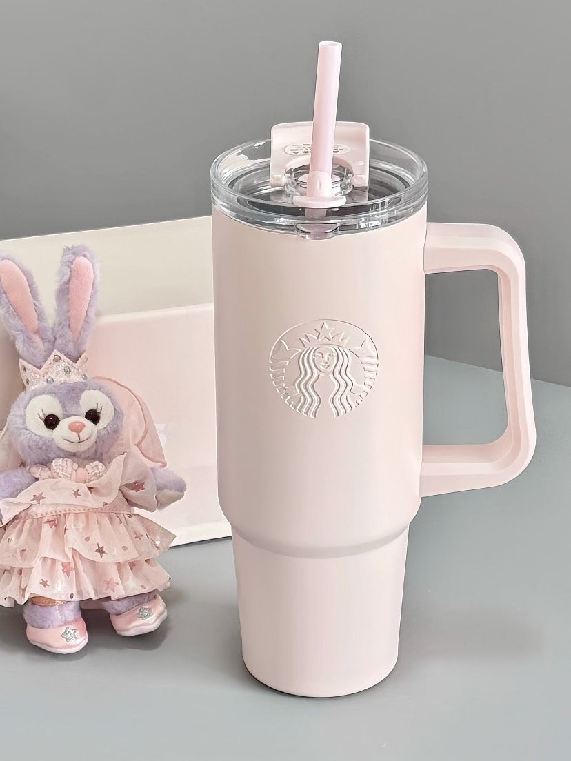 星巴克 不銹鋼冰霸杯 櫻花粉 11177553 11177554