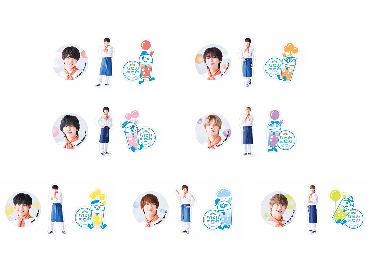 なにわのにわ ASIA 貼紙