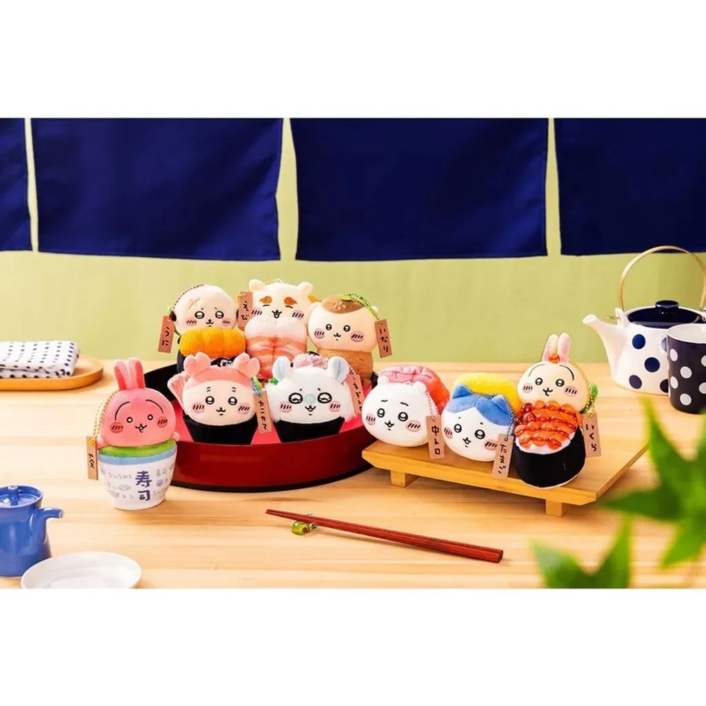 吉伊卡哇 壽司毛絨掛件