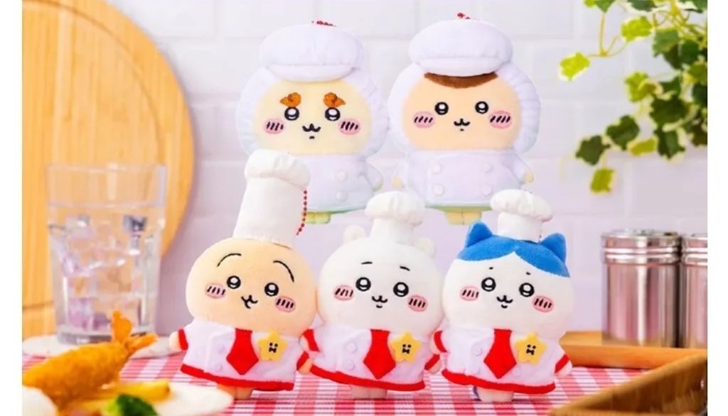 吉伊卡哇 廚師毛絨掛件