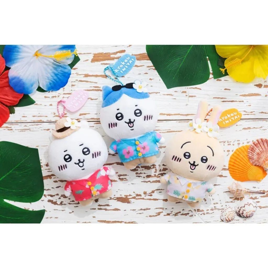 吉伊卡哇 觀光毛絨掛件