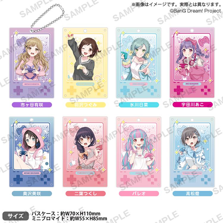 BanG Dream! × Village Vanguard Game Party! FES. 附相卡壓克力卡夾