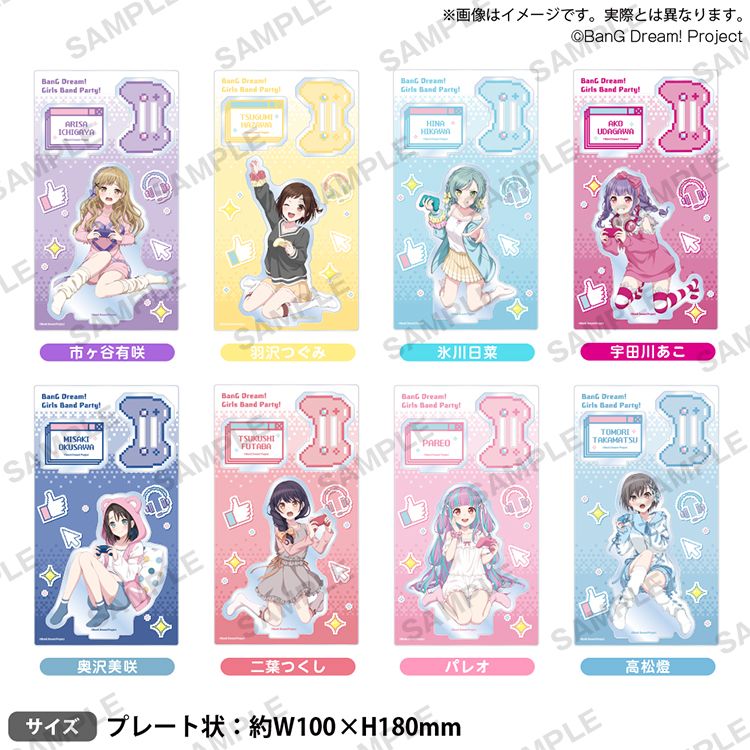 BanG Dream! × Village Vanguard Game Party! FES. 角色壓克力立牌