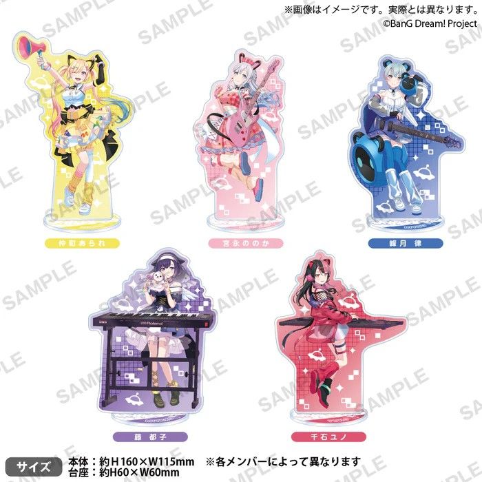 BanG Dream! 角色壓克力立牌 10th Anniversary ver. 夢限大MewType