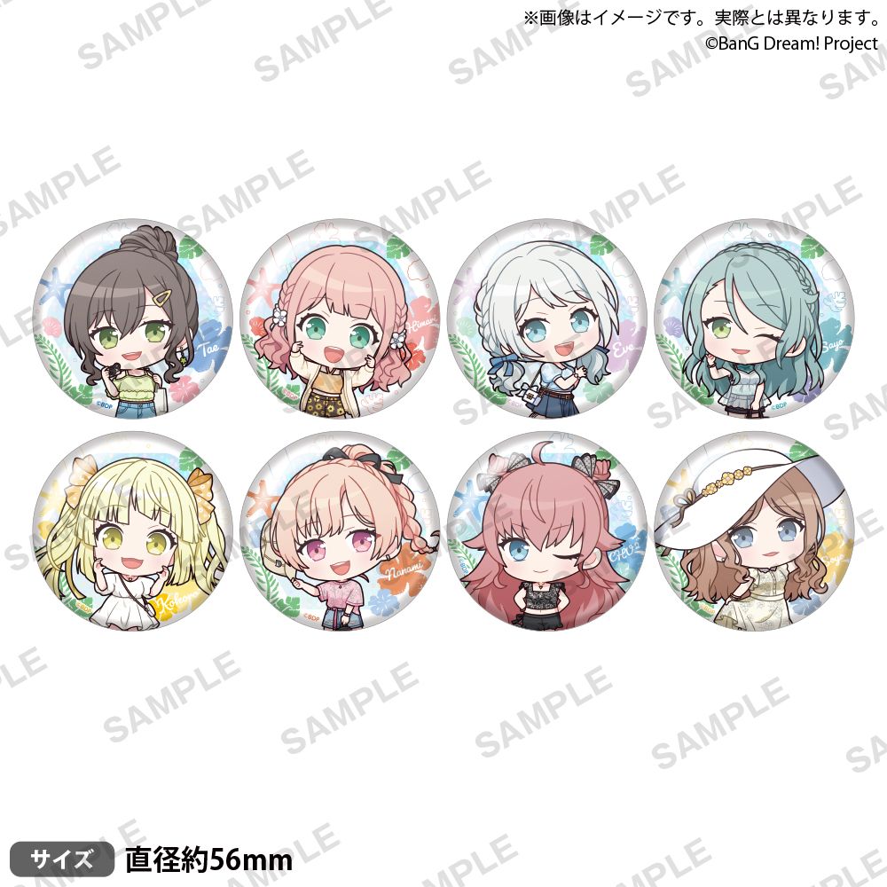 BanG Dream!  GiGO Festa 集換式迷你角色徽章 2024 Summer ver.