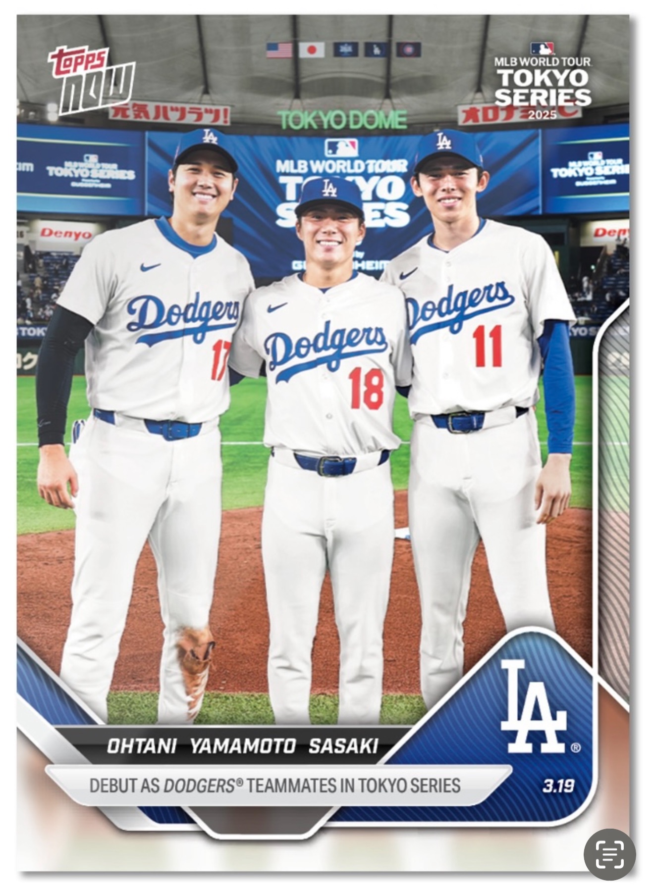 道奇日本🇯🇵三本柱Shohei Ohtani/ Yoshinobu Yamamoto / Roki Sasaki