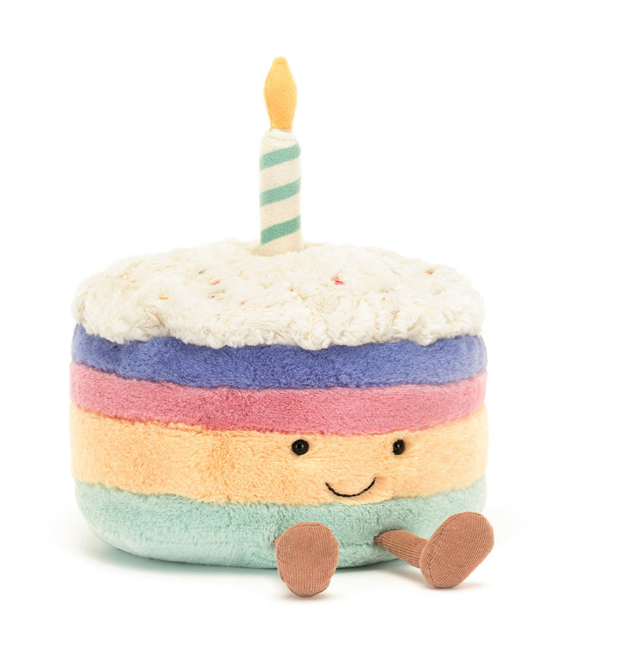 Jellycat彩虹生日蛋糕🎂