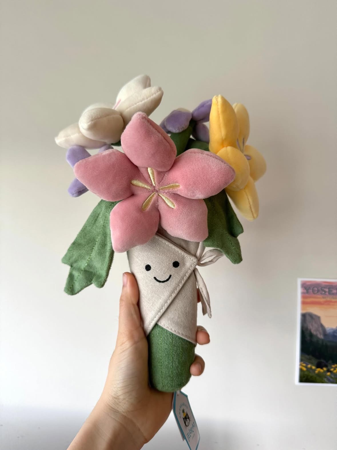 Jellycat手捧花束💐玫瑰花束🌹