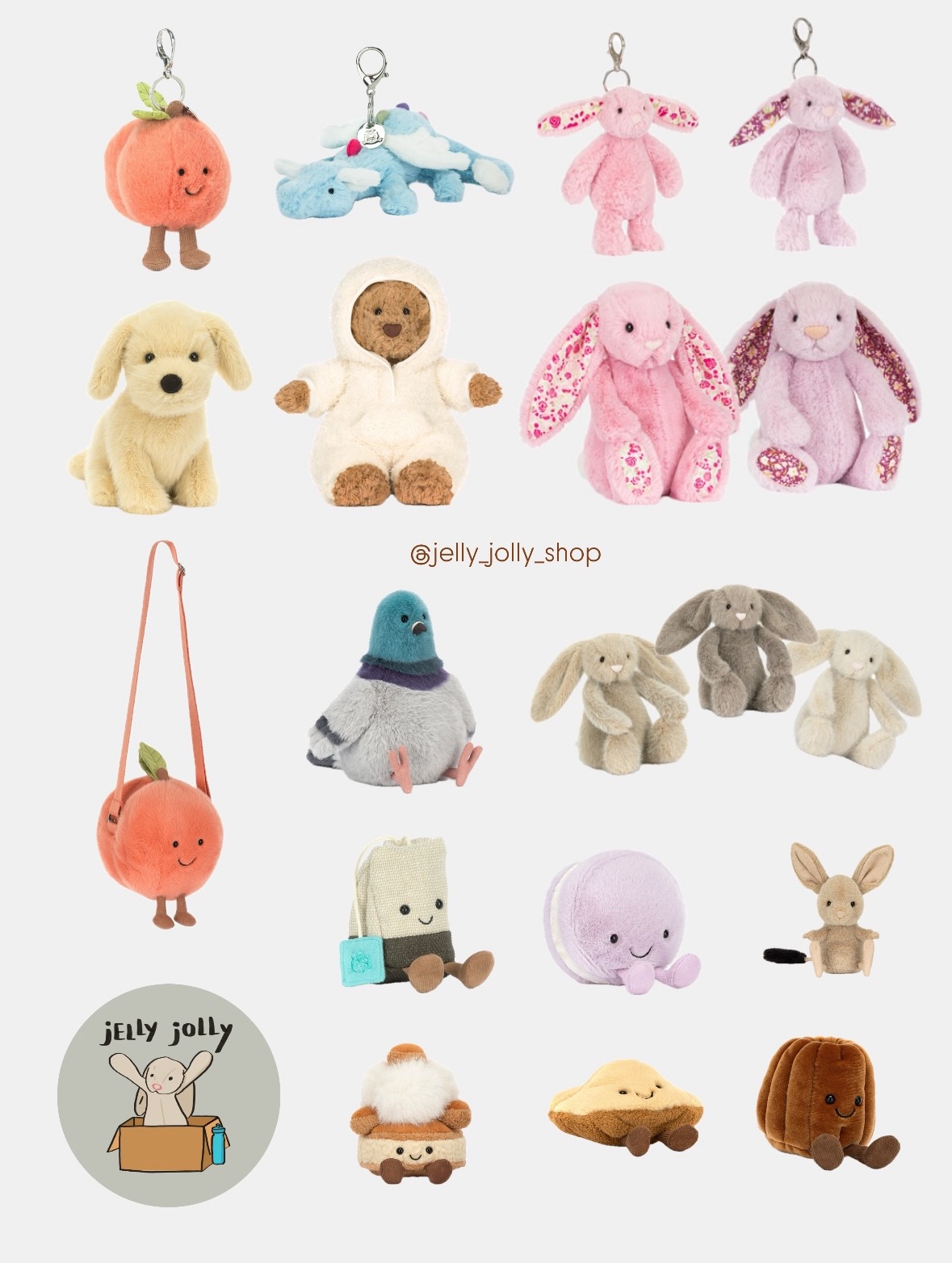 ✨Jellycat 2026春季新品 Part 2 🍑 2/10官網預購！