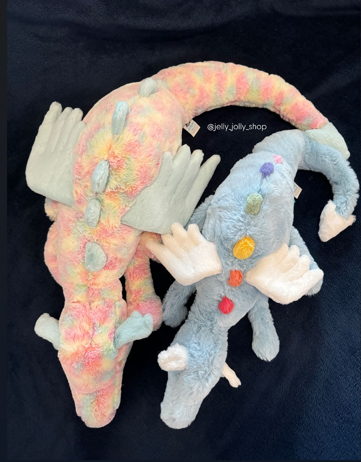 Jellycat經典龍（多款）🩵