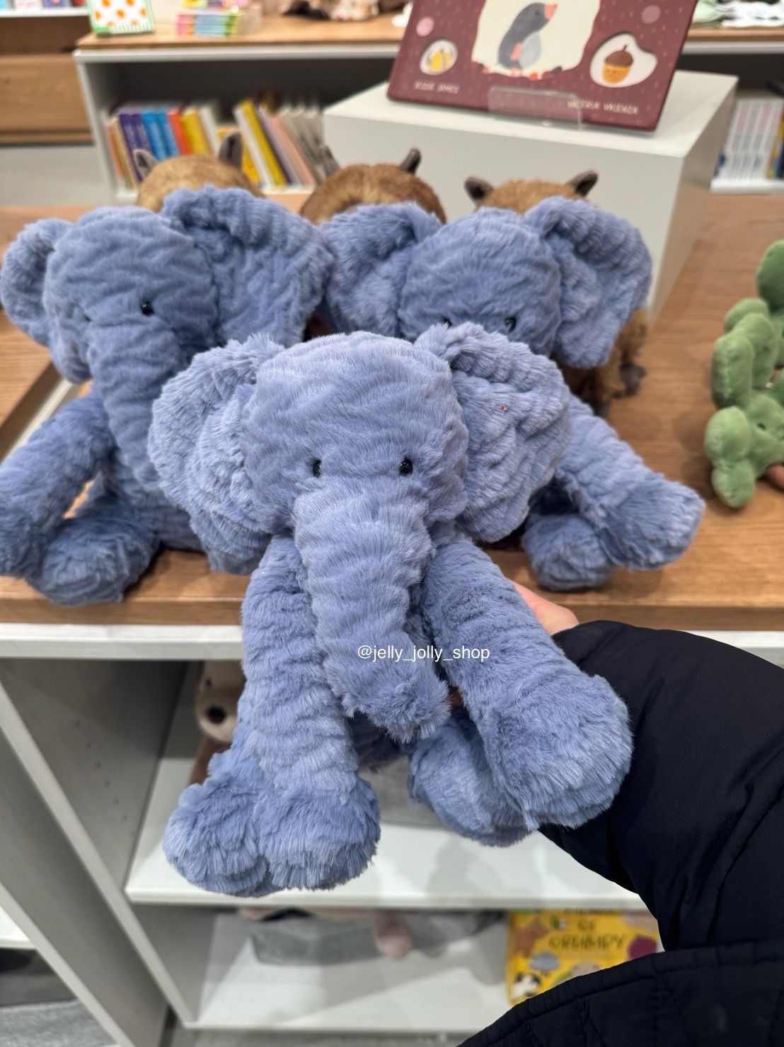 Jellycat Fuddle Wuddle波浪毛系列🦁🐱🐘