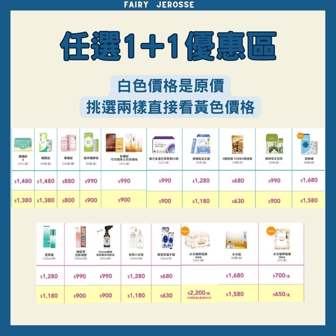 任選1+1優惠區