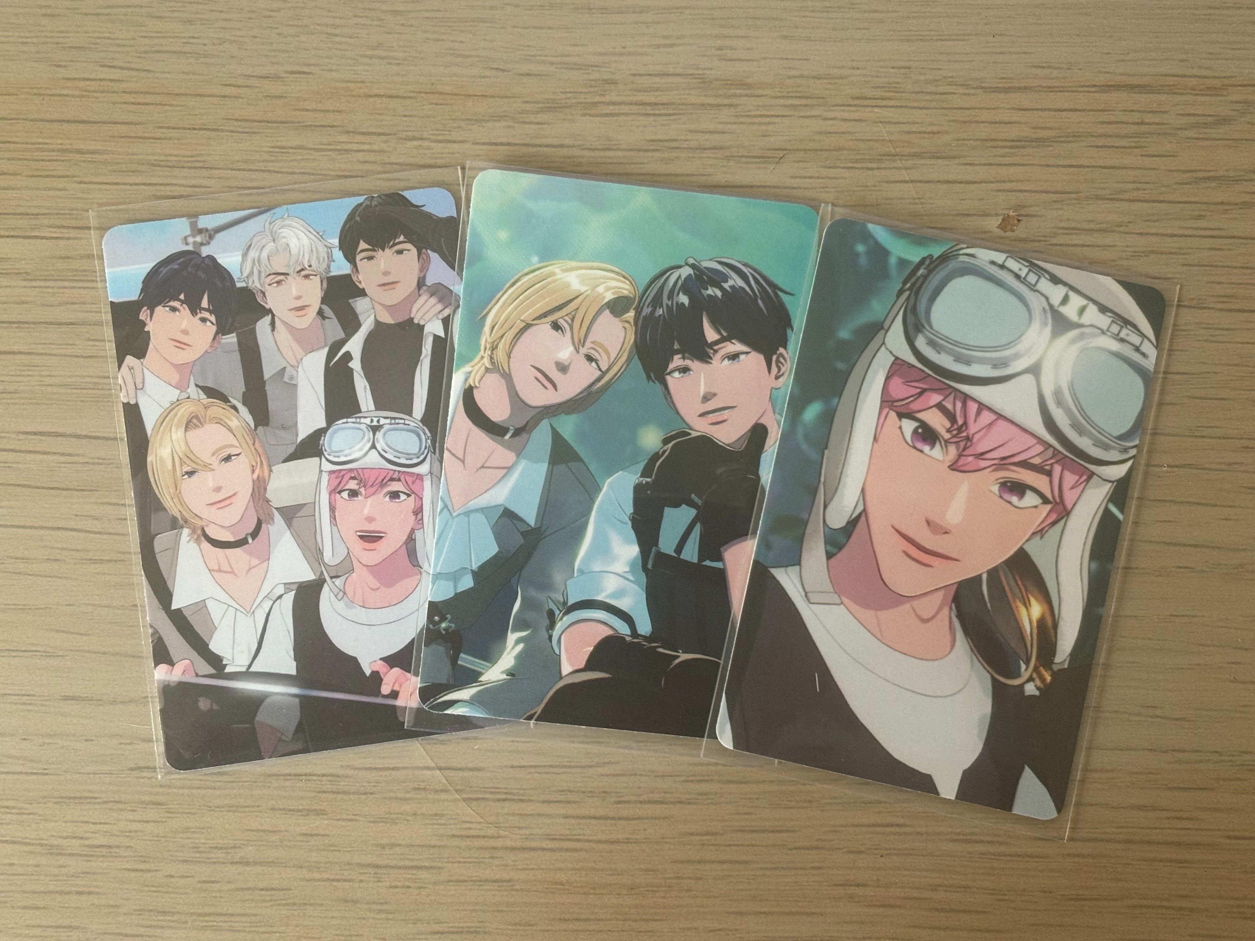 迷二專卡（含🩷*1 哥賴💙💜*1 團卡*1）