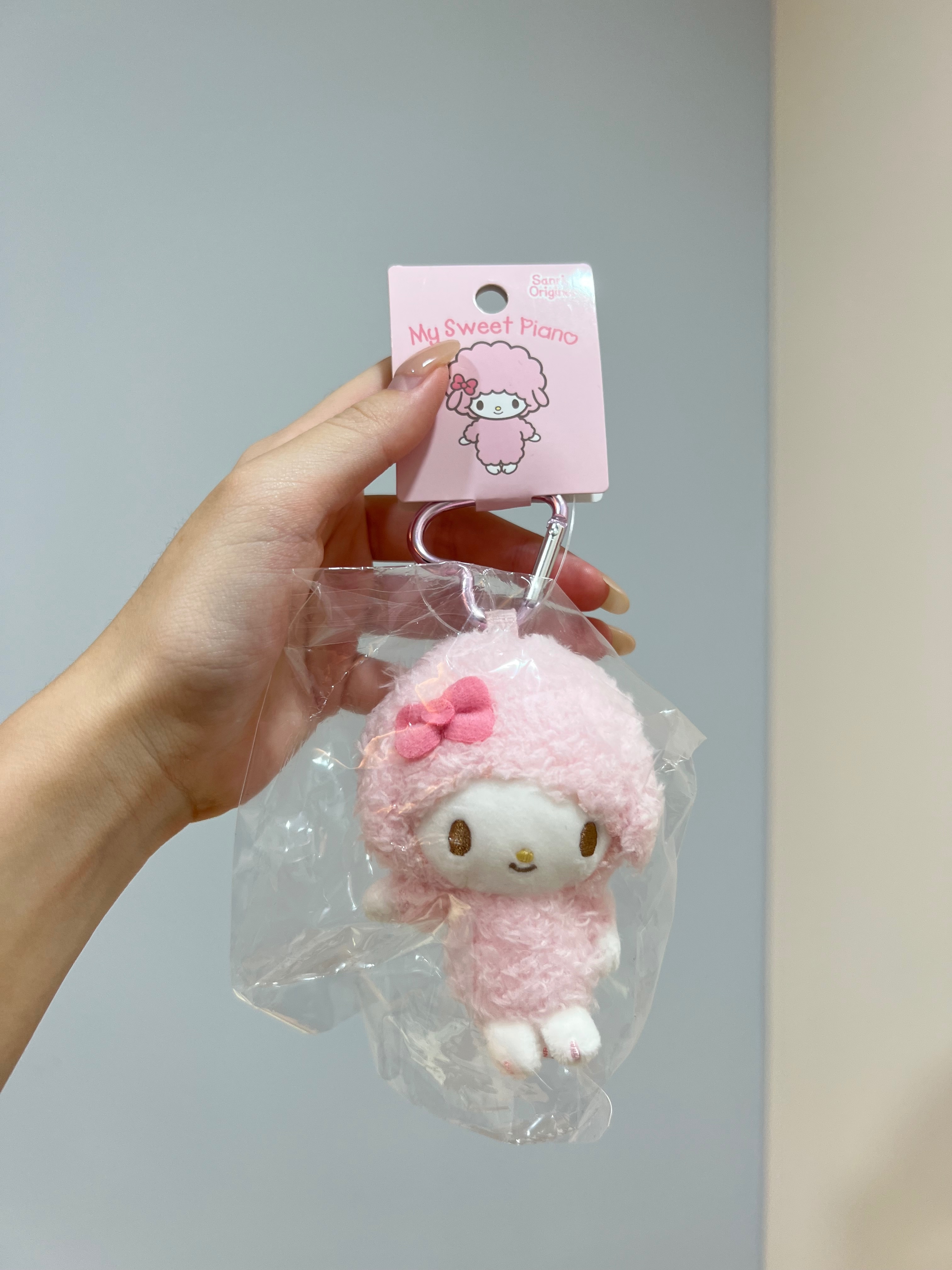 日本三麗鷗愛心扣娃娃