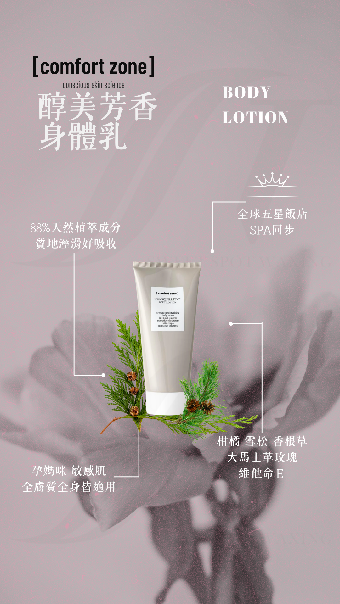 Comfort zone醇美芳香身體乳