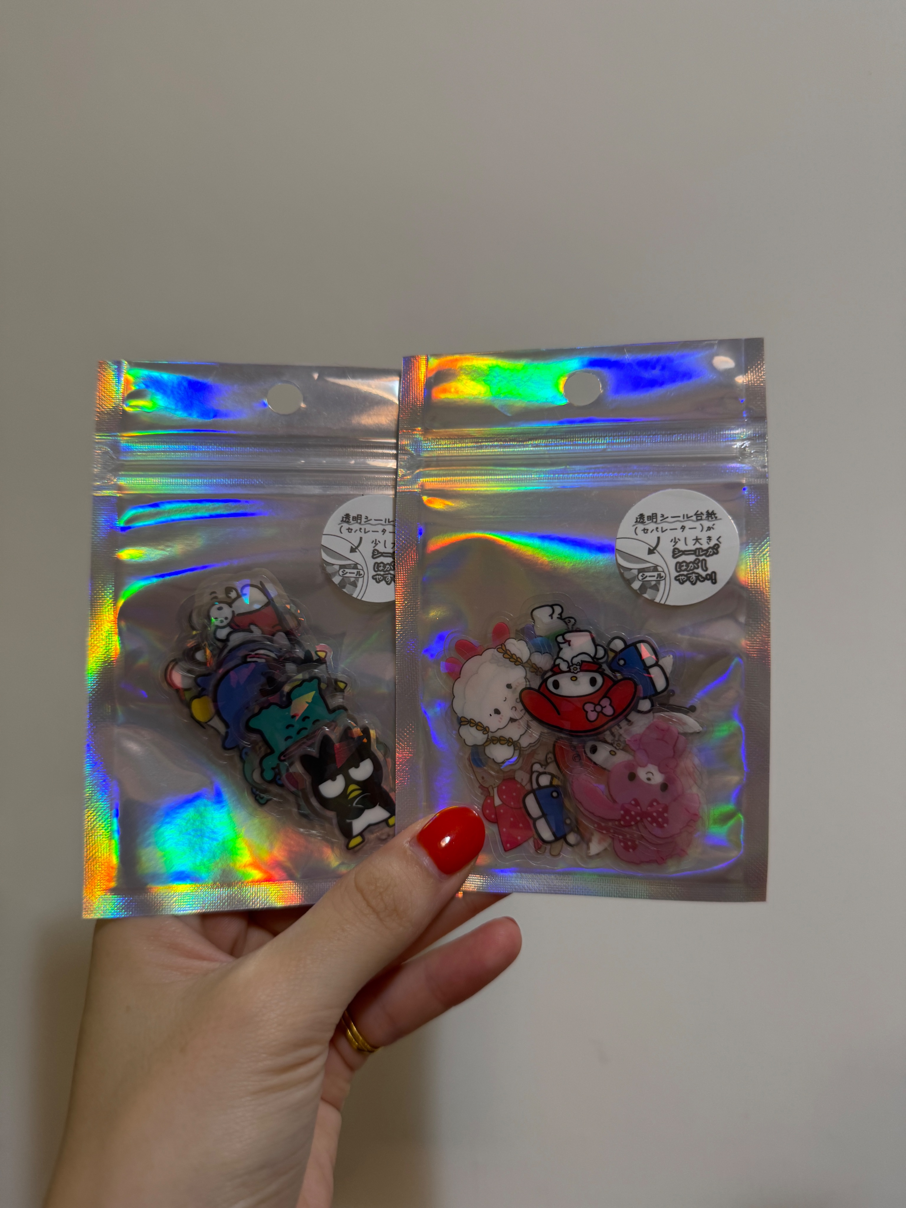 透明貼紙-一包40張！很可愛