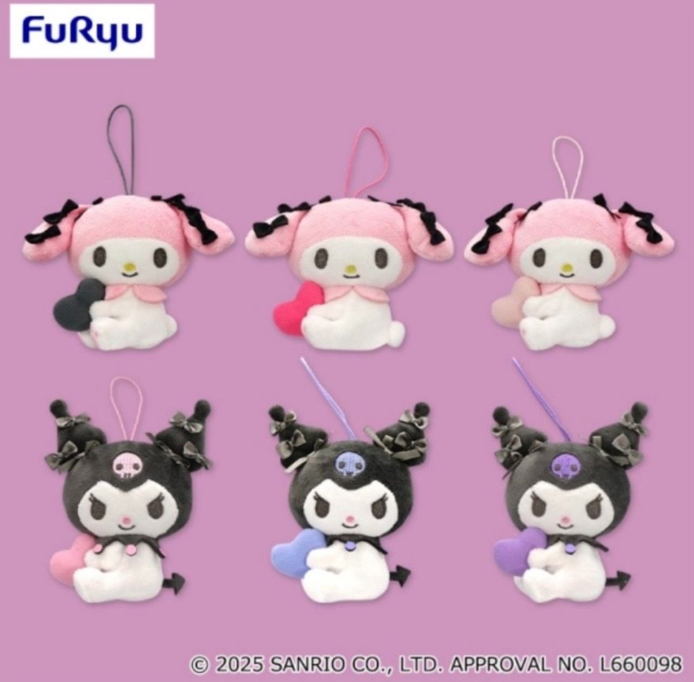 美樂蒂庫洛米景品吊飾娃🩷💜