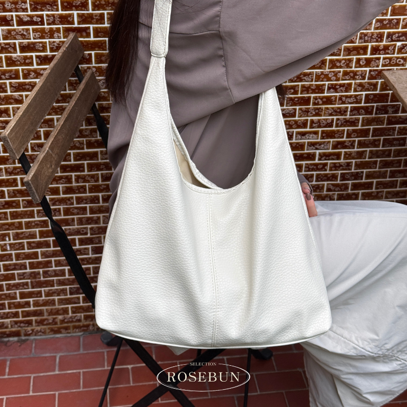 軟荔枝皮革單肩包【售完絕版】