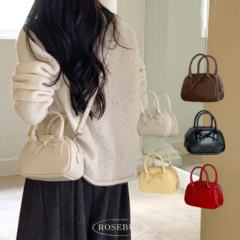 小蝴蝶結保齡球斜背包