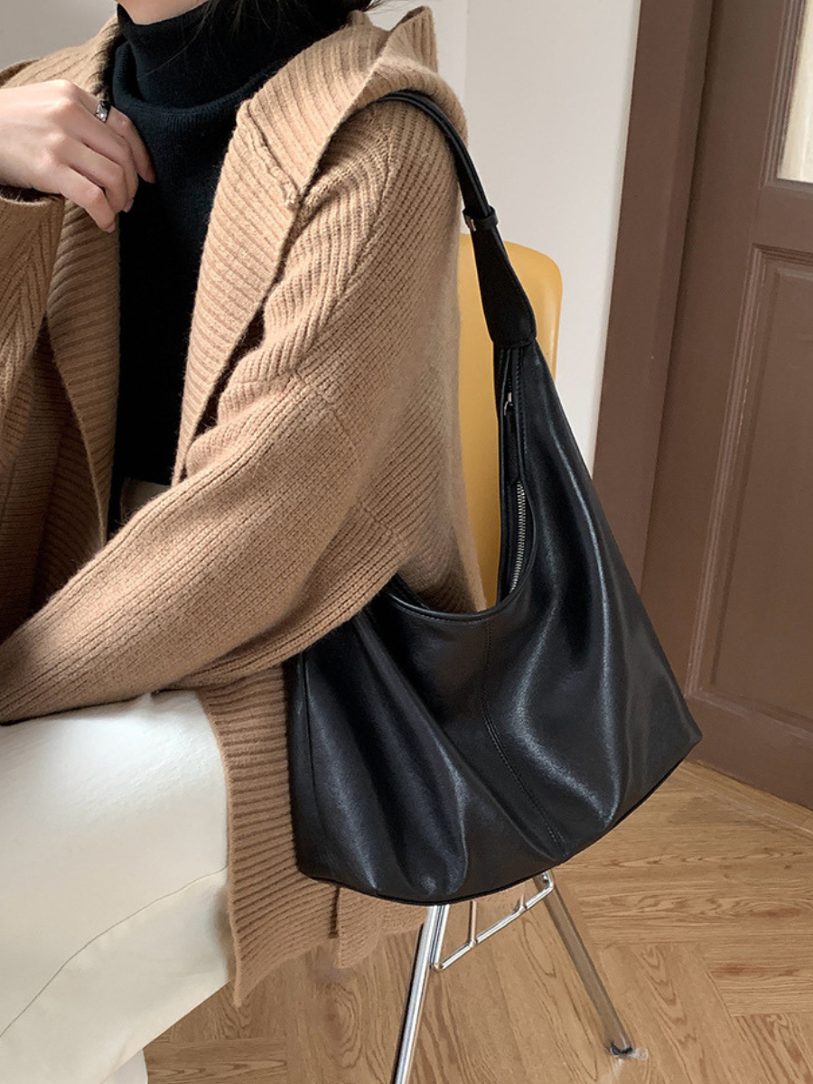 𝑹𝒐𝒔𝒆𝒃𝒖𝒏.現貨免運 軟羊皮托特包 真皮包包 斜背包 腋下包 肩背包 韓系包包 軟皮包包 兩用包