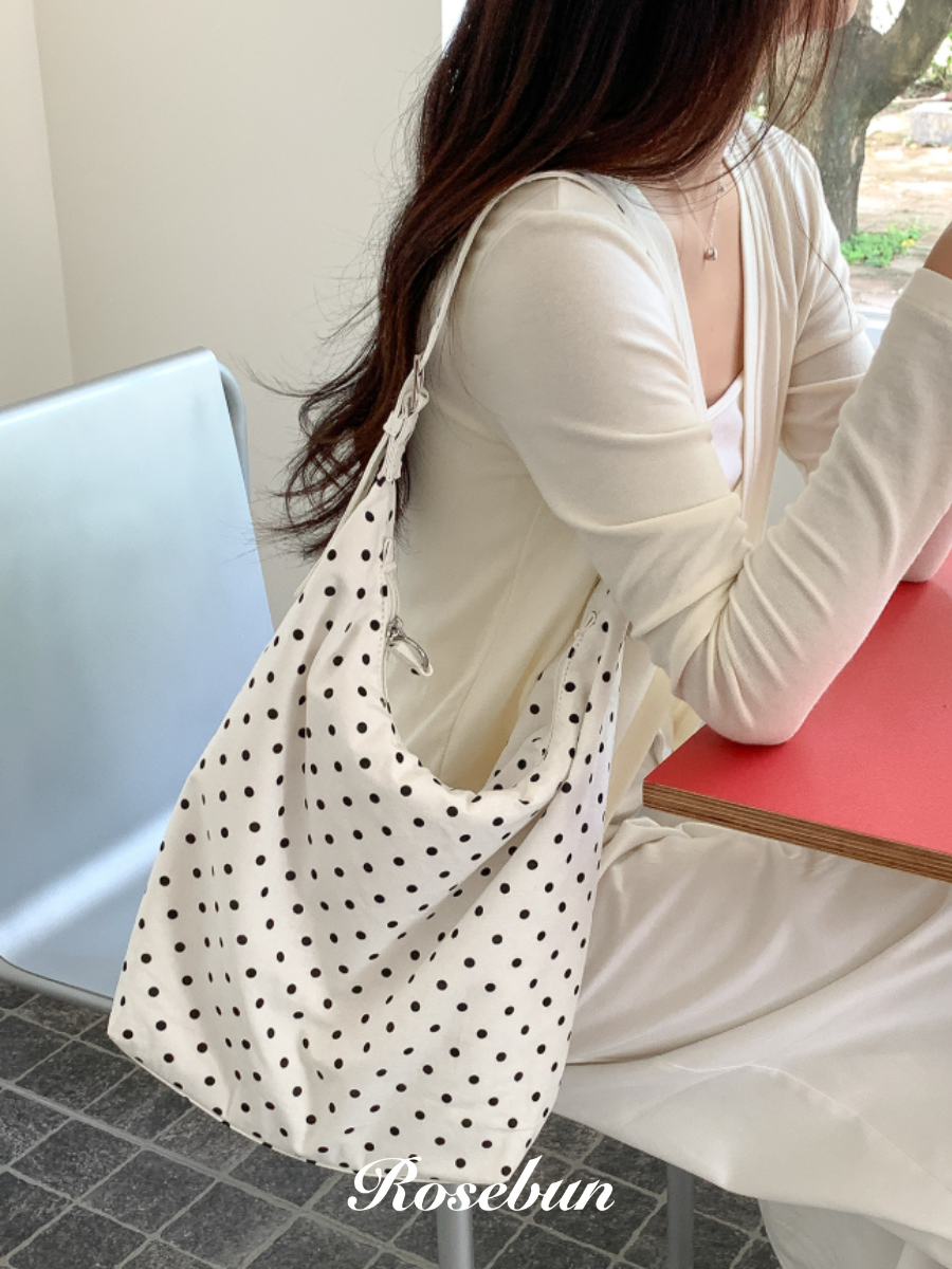 點點棉布托特包 超輕量化設計!