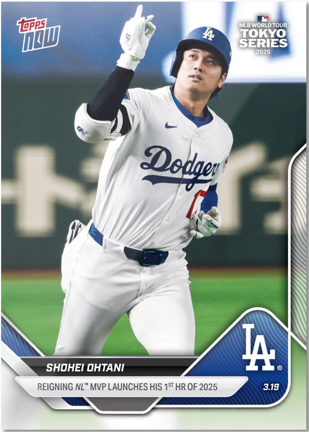 【現貨】Shohei Ohtani - 2025 MLB Topps NOW® 2025第一轟