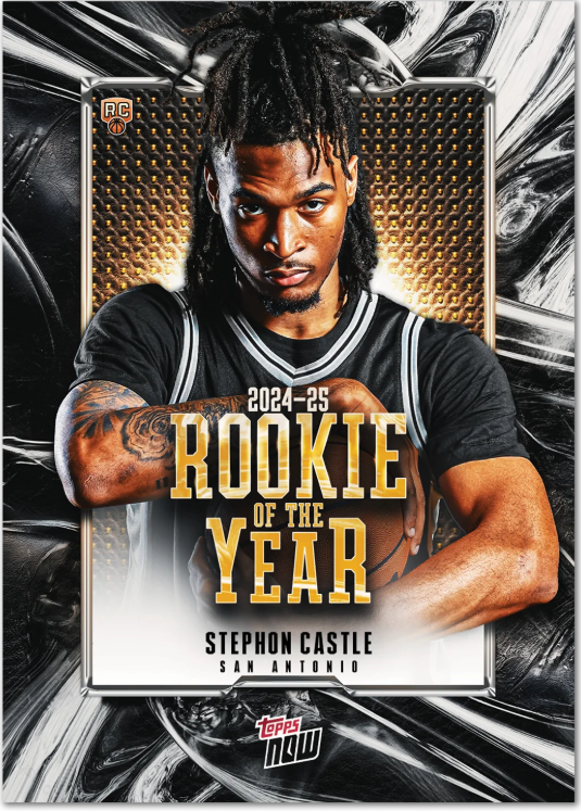 【現貨】Stephon Castle - 2025 Topps NOW 城堡哥 年度最佳新秀