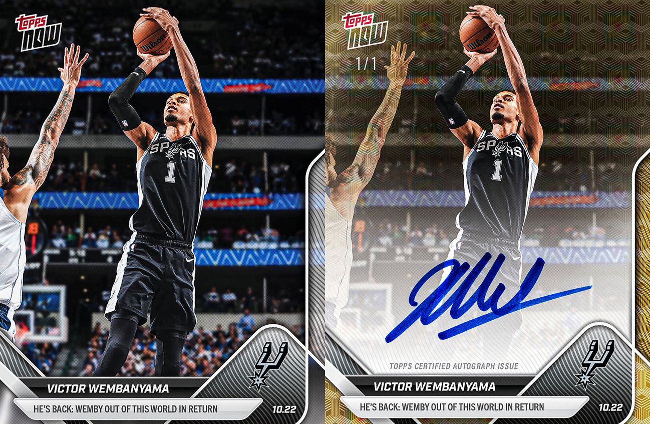 【現貨】Victor Wembanyama - 2025-26 NBA Topps NOW