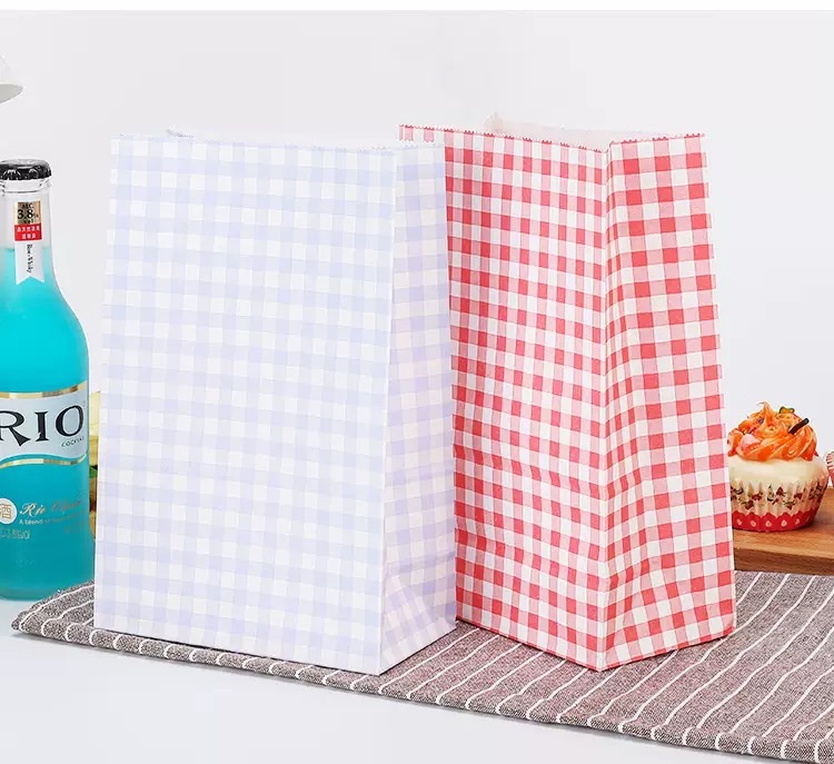 禮物格紋紙袋