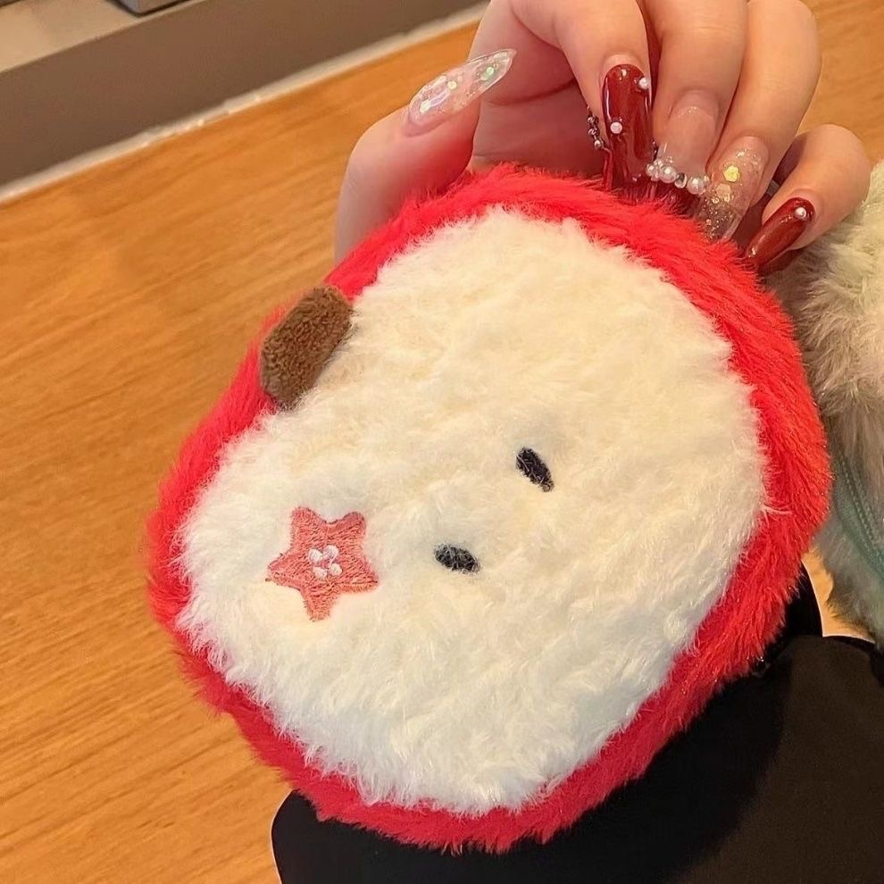 🍎蘋果毛絨錢包