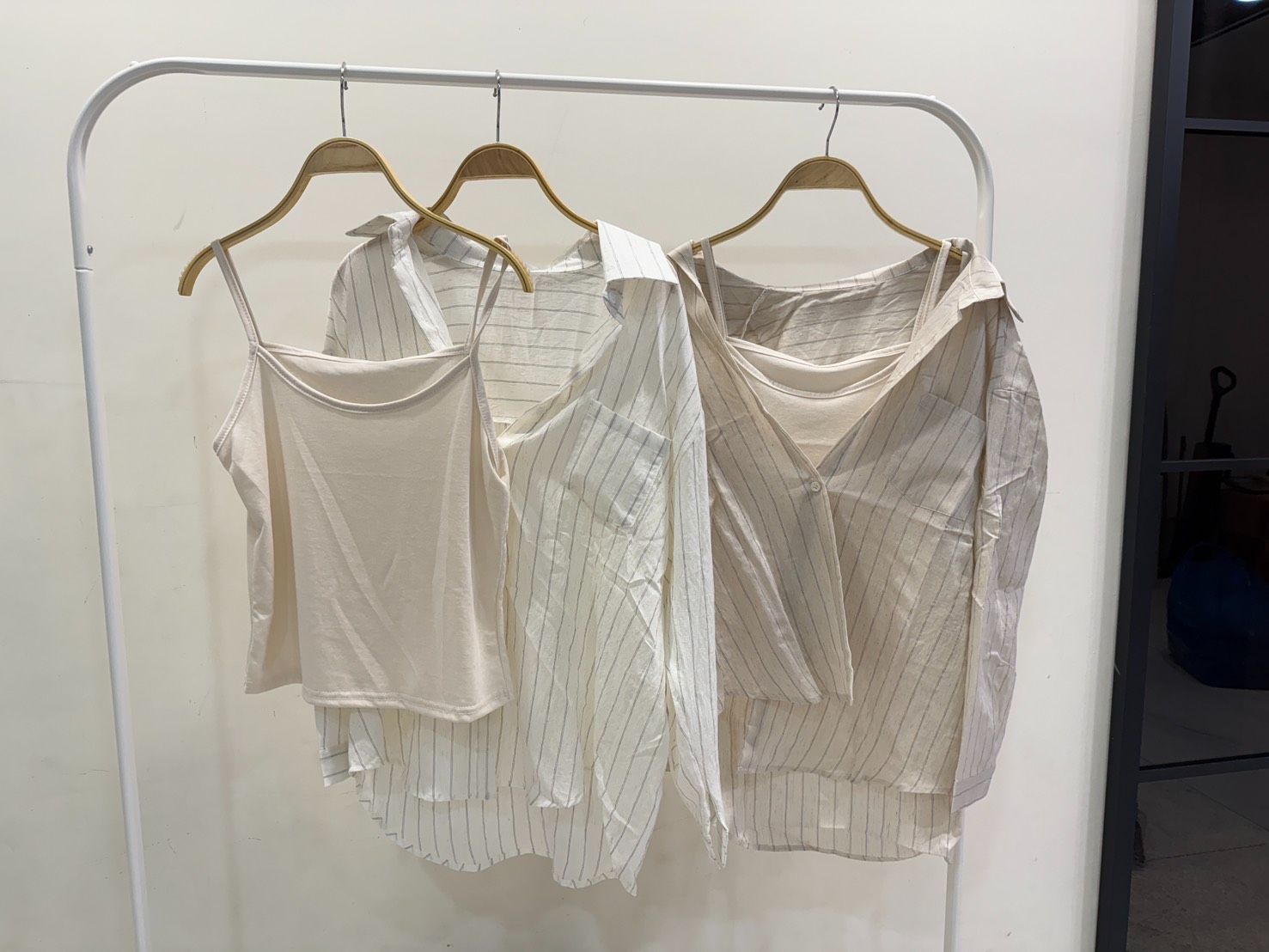 棉麻襯衫兩件組