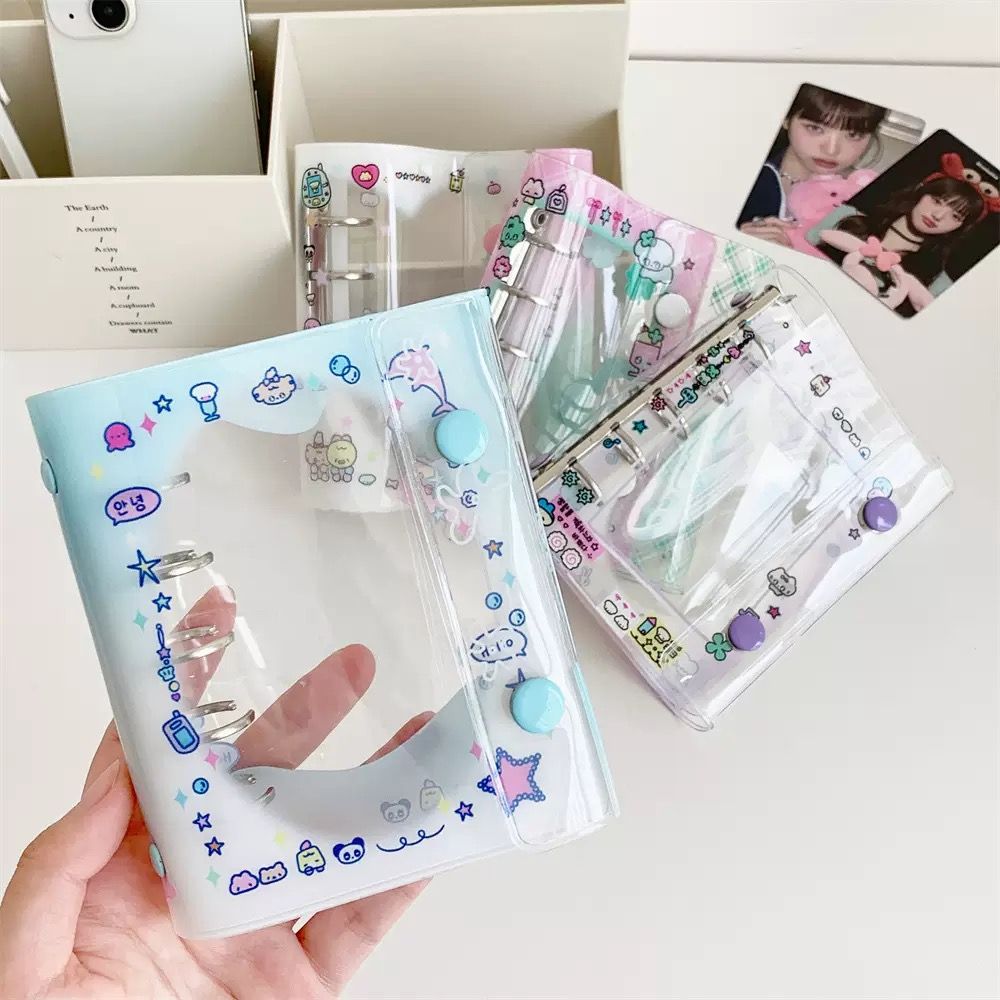 小塗鴉透明活頁收納卡冊