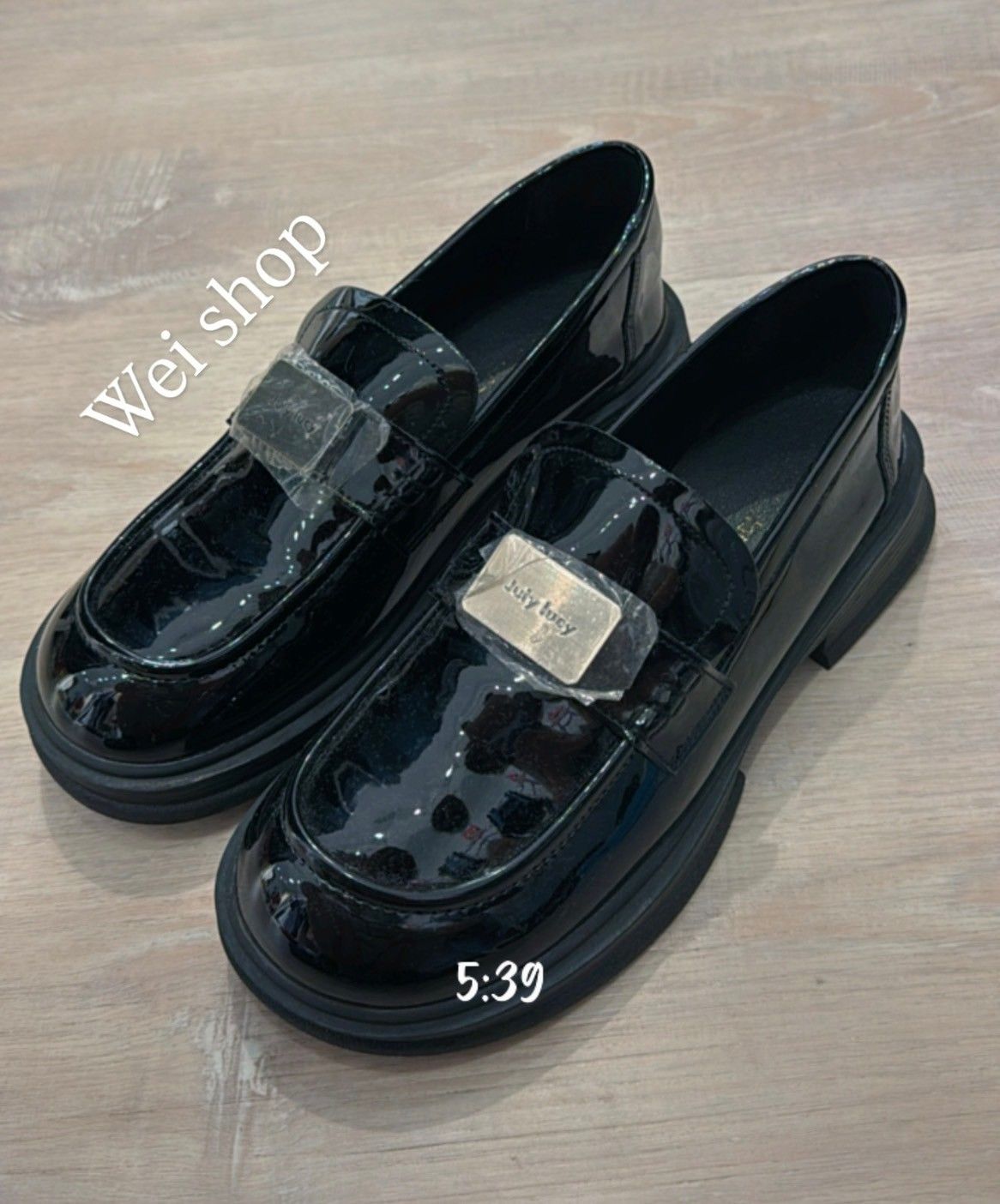 ☺銀色鐵牌厚底樂福鞋☺原價990