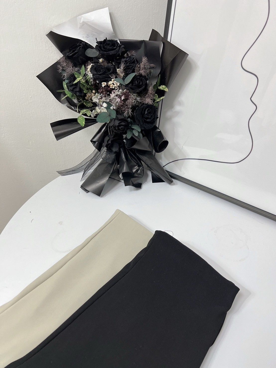 逆天長腿西裝喇叭長褲❤