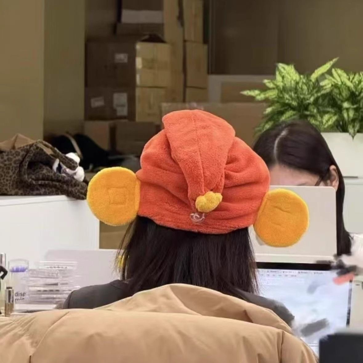 財神爺乾髮帽