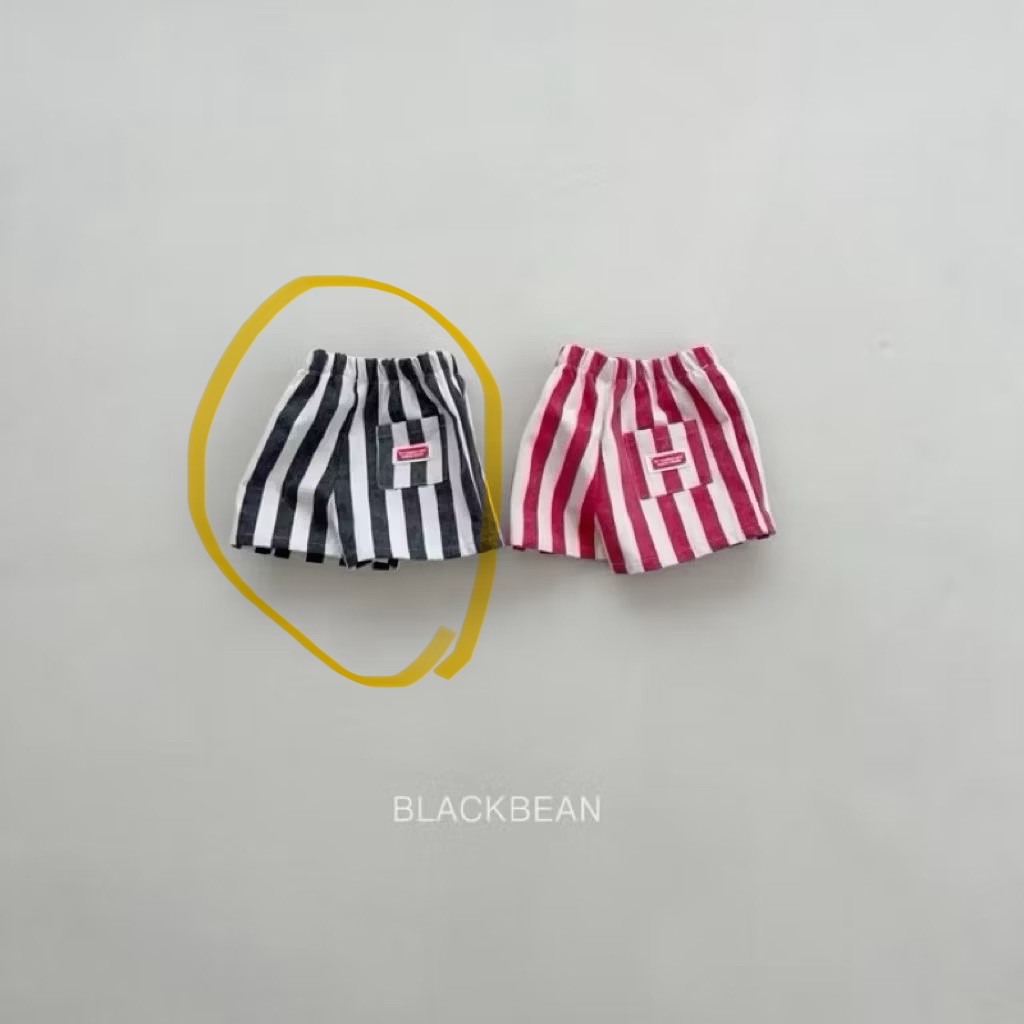 客訂_blackbean復古條紋褲