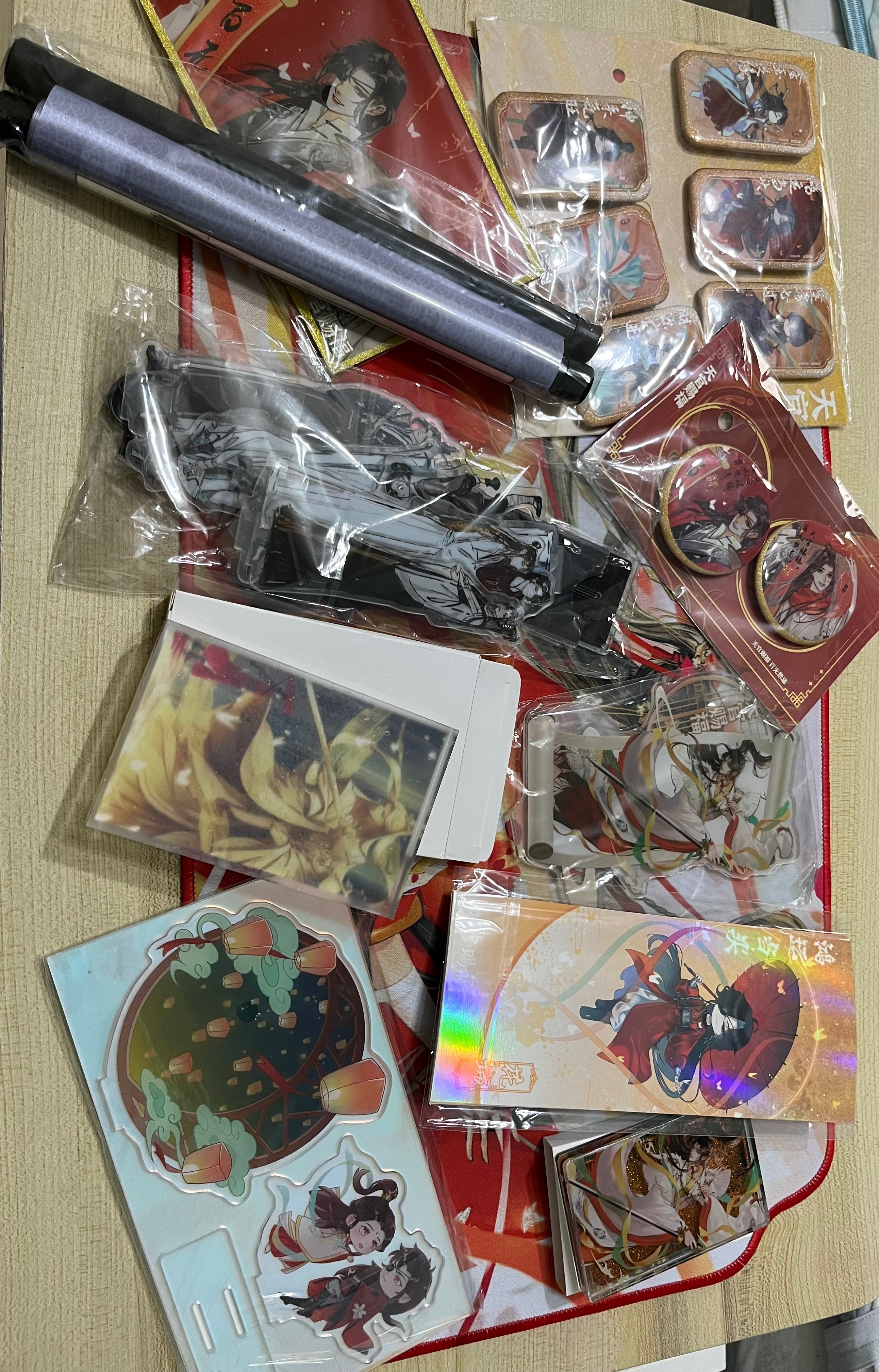 天官賜福 陸版 漫畫和小說 贈品套組