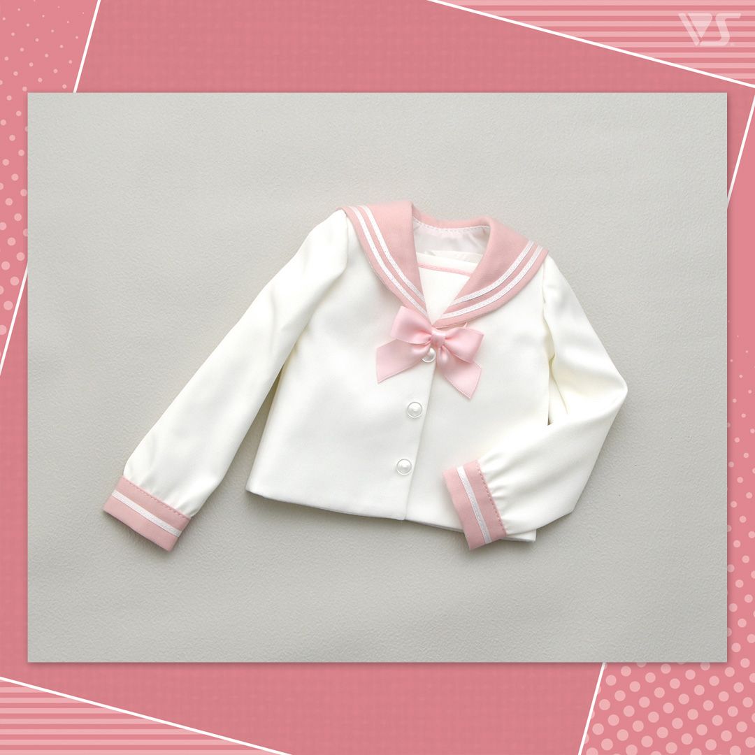 水手服上衣（粉紅色）
