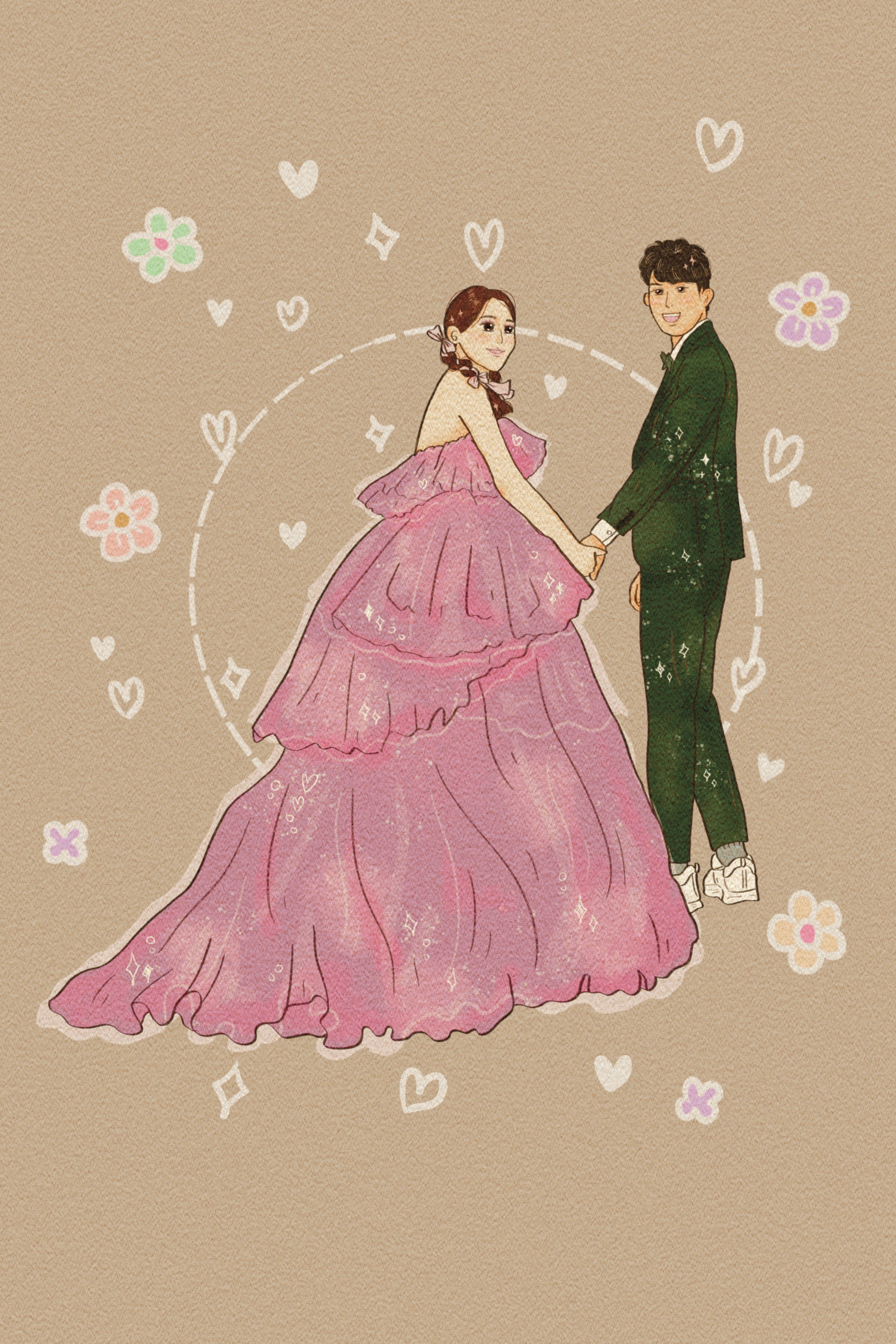 唯美夢幻似顏繪