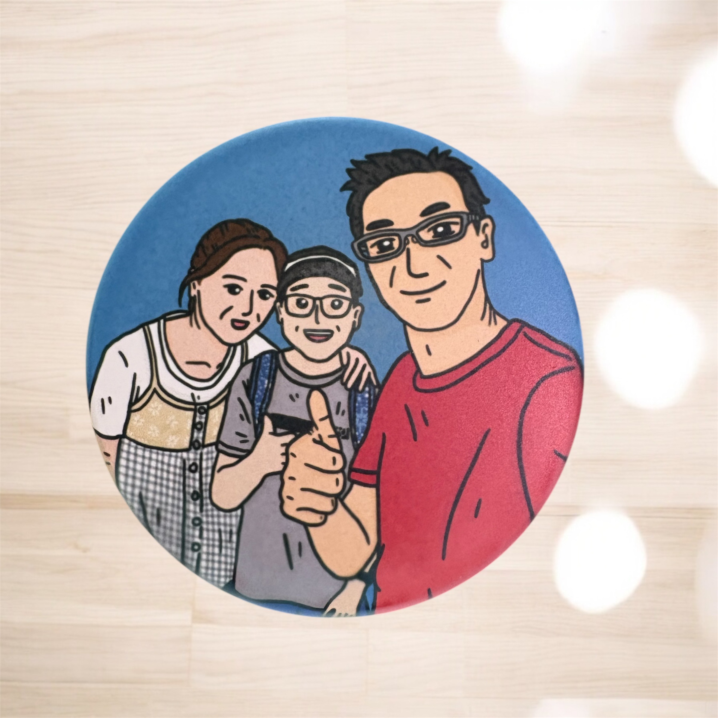 客製化陶瓷吸水杯墊