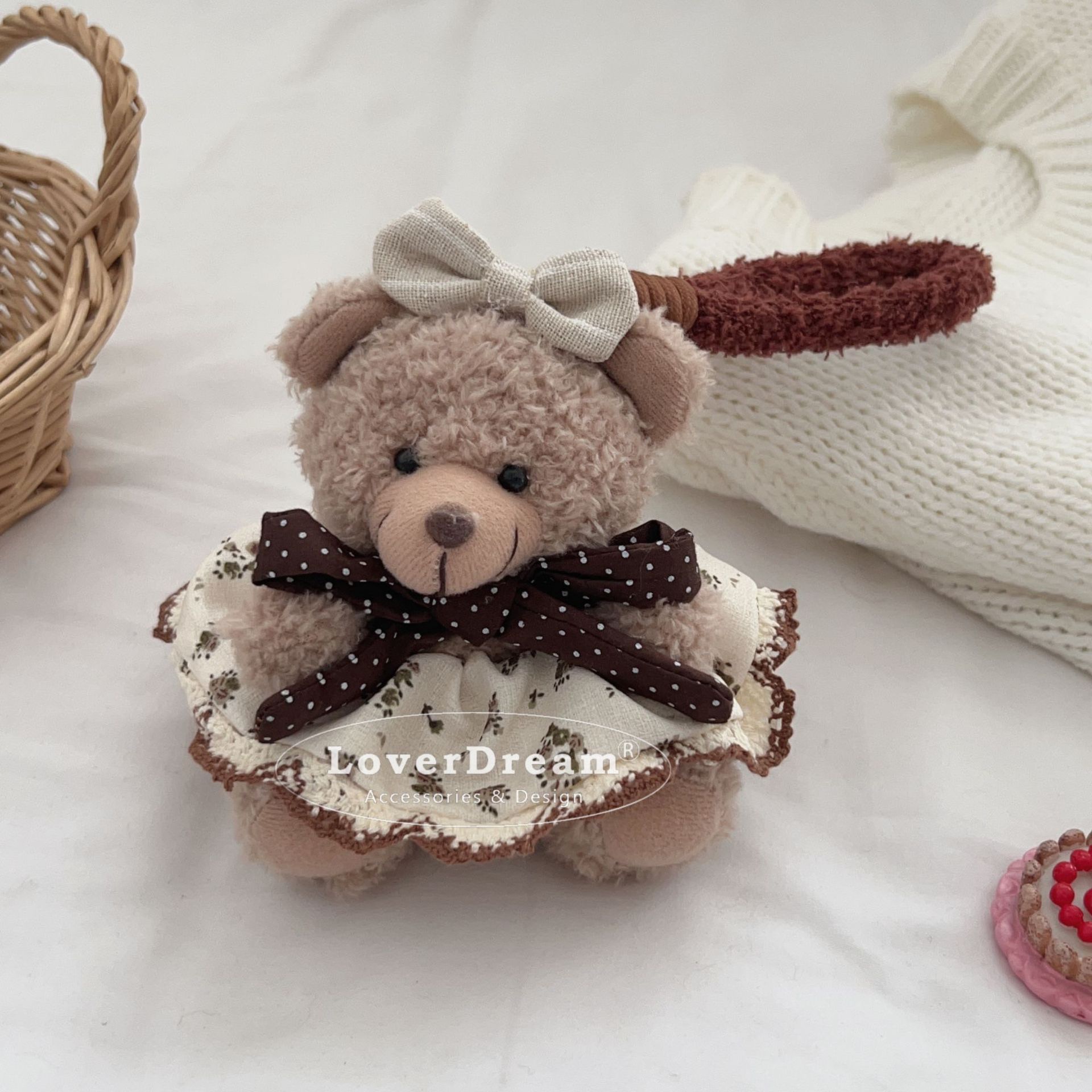 療癒QQ緞帶🎀熊熊包包吊飾（現貨）