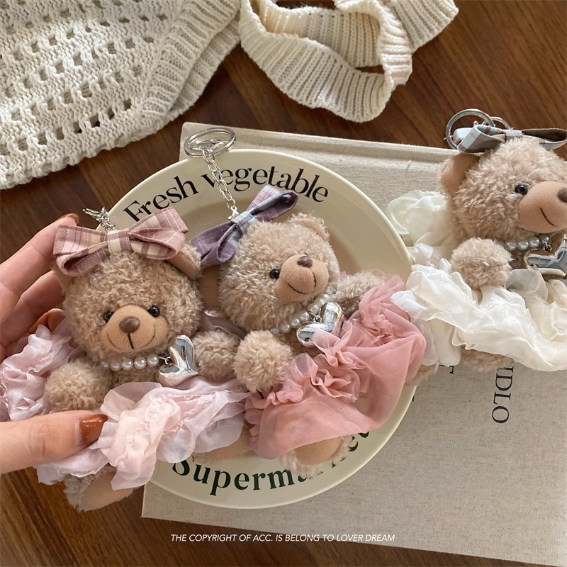 蓬蓬紗裙甜美熊寶寶吊飾（現貨）