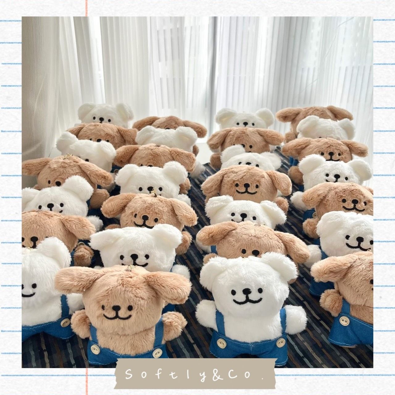 限時特價!加價購$120 可愛線條小狗吊飾吊飾（現貨）